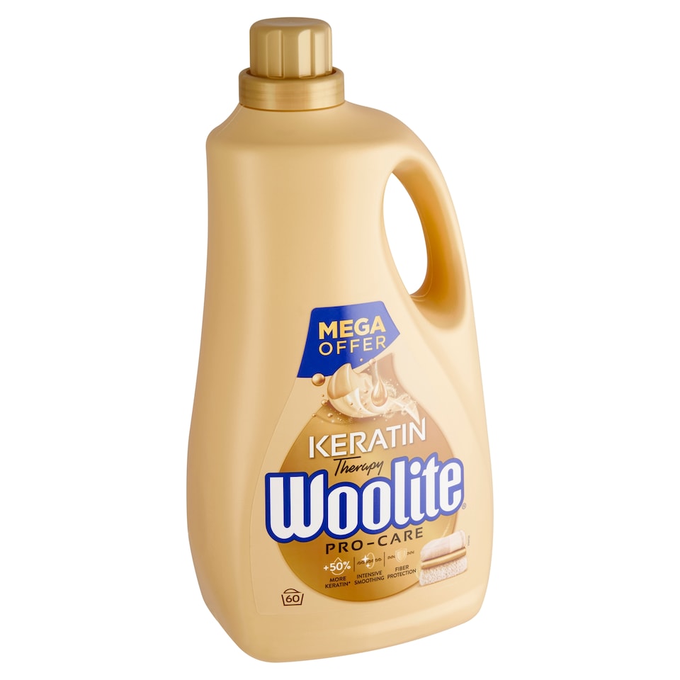 image 1 of Woolite Keratin Therapy Pro-Care tekutý prací přípravek na všechny druhy prádla 60 praní 3,6l