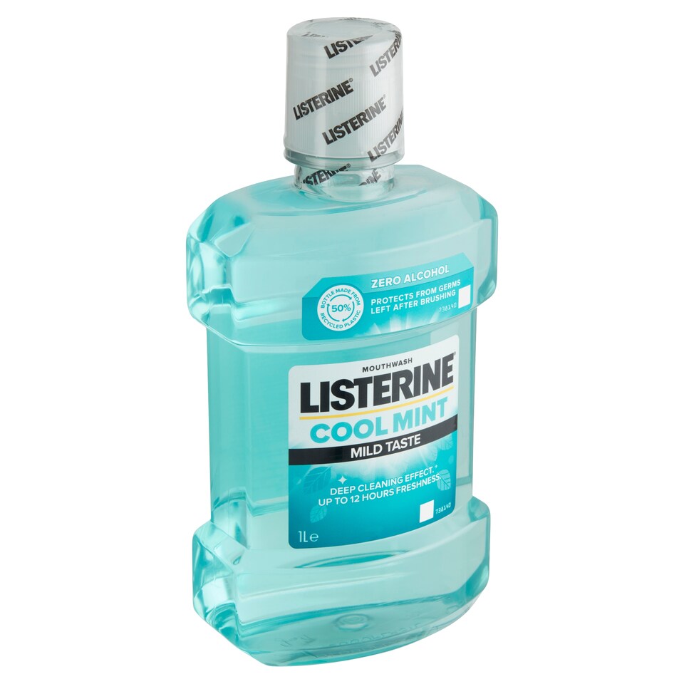 LISTERINE Cool Mint Mild Taste ústní voda 1l