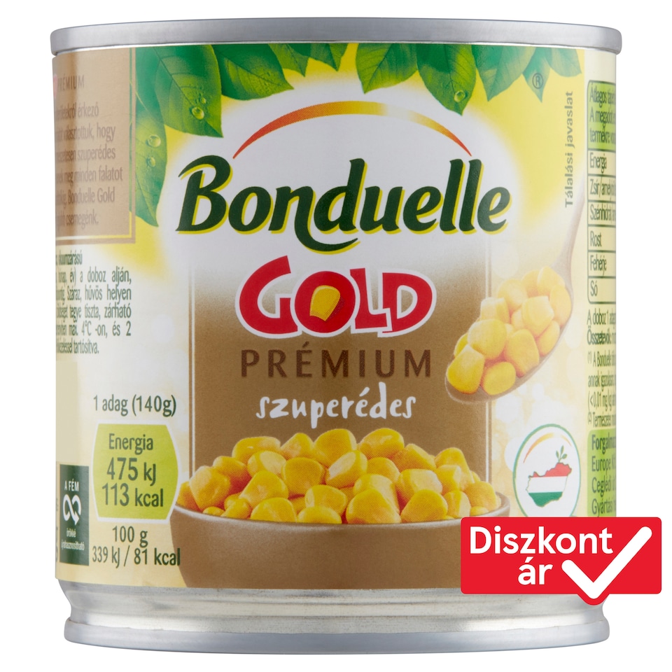 Bonduelle Gold Prémium szuperédes csemegekukorica 170 g  1. kép