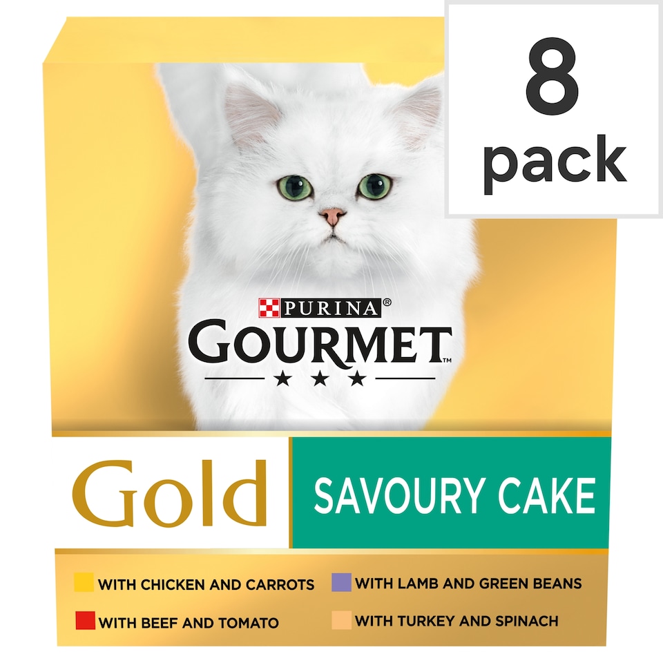 image 1 of Gourmet Gold Savoury Cake Meat 8X85g