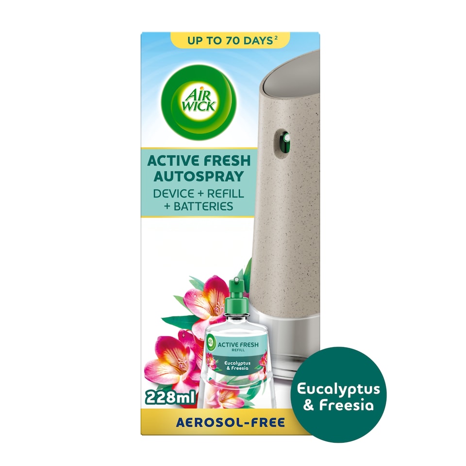 Air Wick 24/7 Active Fresh Kit Eucalyptus & Freesia 228ml