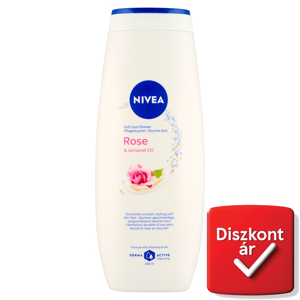 NIVEA Rose & Almond Oil krémtusfürdő 500 ml  1. kép