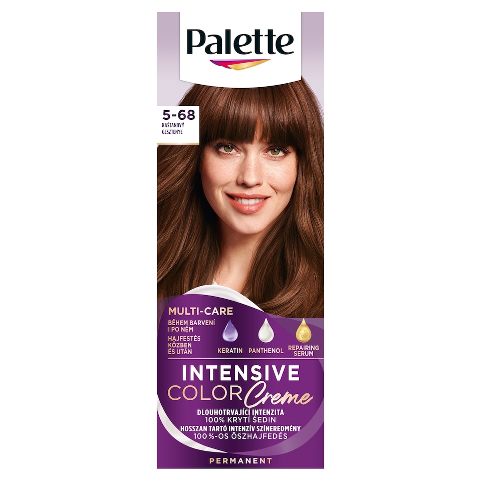 Palette Intensive Color Creme hajfesték 5-68 (R4) Gesztenye  1. kép