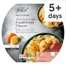 Tesco Finest Three Cheese & Chive Cauliflower Cheese 350G