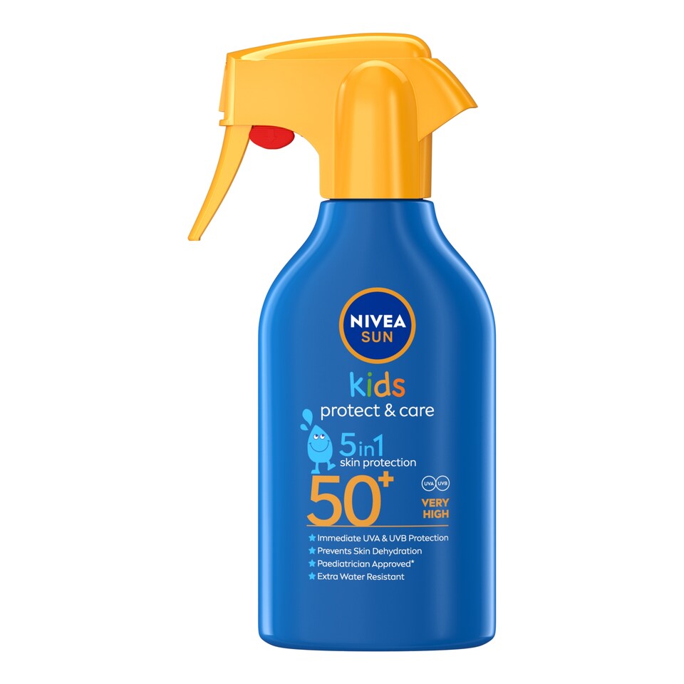 NIVEA SUN Kids Protect & Care Sun Cream Trigger Spray SPF50 270ml