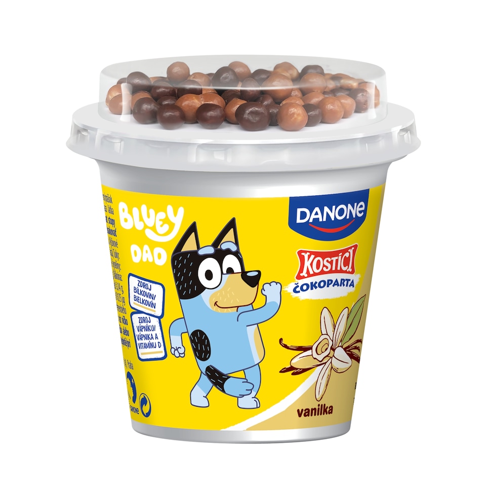 KOSTÍCI Čokoparta (vanilla yogurt and extruded chocolate balls) 107g
