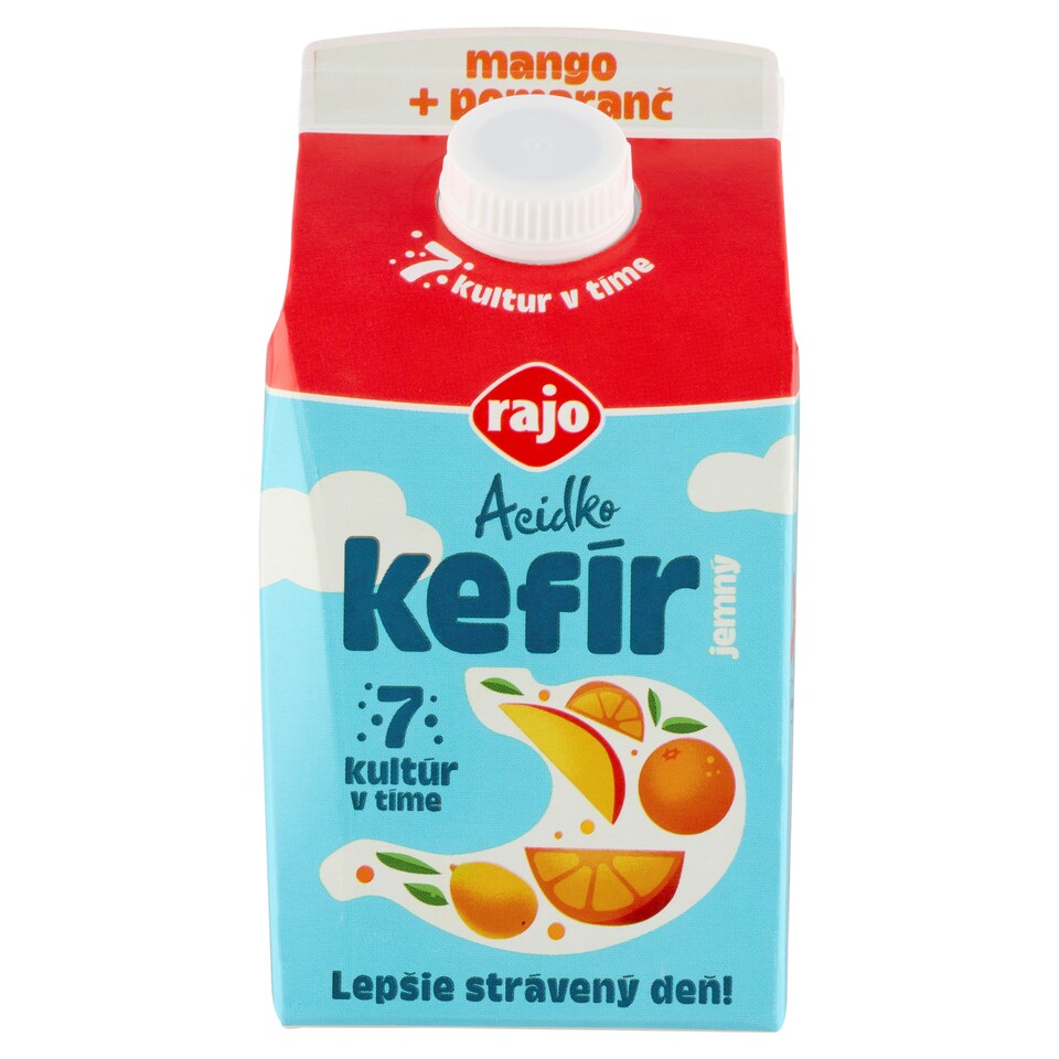 obrázok 1 z Rajo Acidko Kefír jemný s mangom a pomarančom 450 g