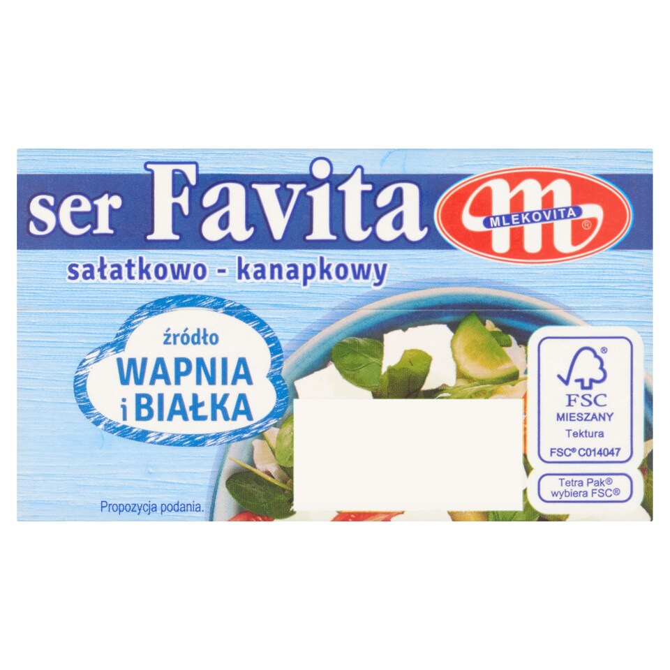 Mlekovita Favita - Feta Style Cheese 270G