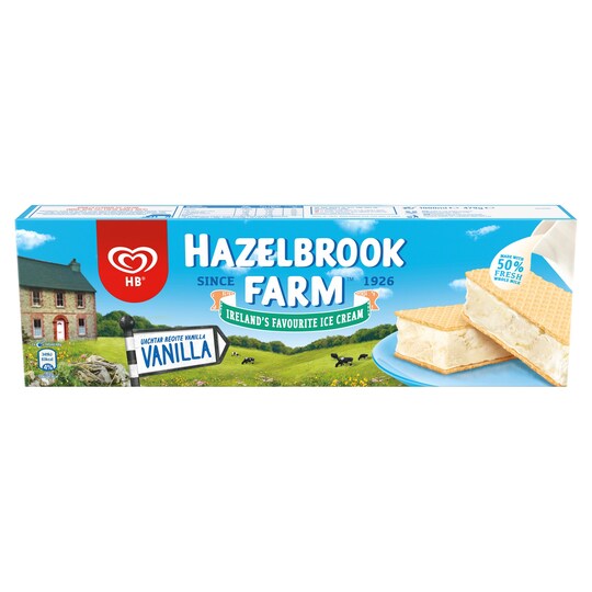 Hb Vanilla Ice Cream Sliceable 1L Tesco Groceries