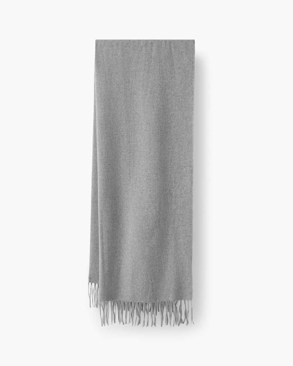 image 1 of F&F Fringed Scarf in Grey