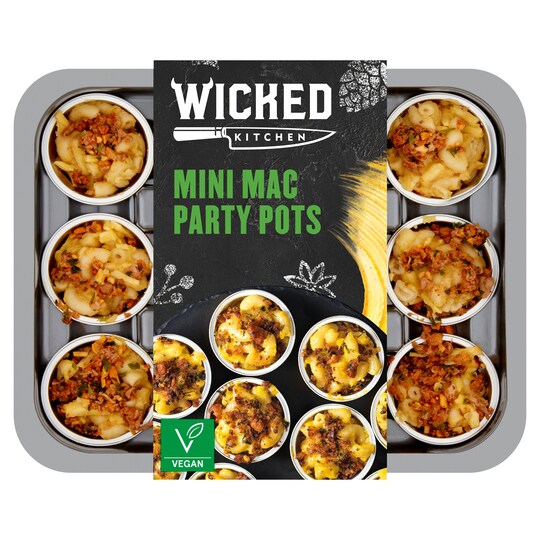 Wicked Kitchen Mini Mac Party Pots 235G Tesco Groceries