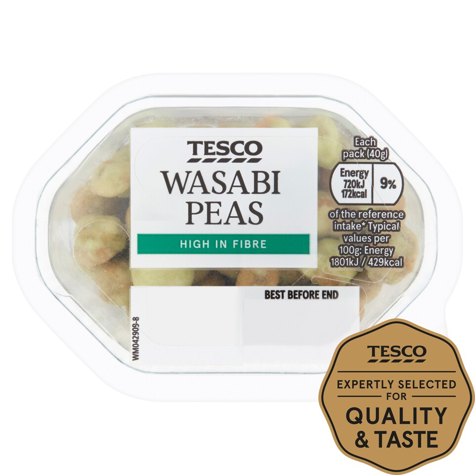 Tesco Wasabi Peas 40G