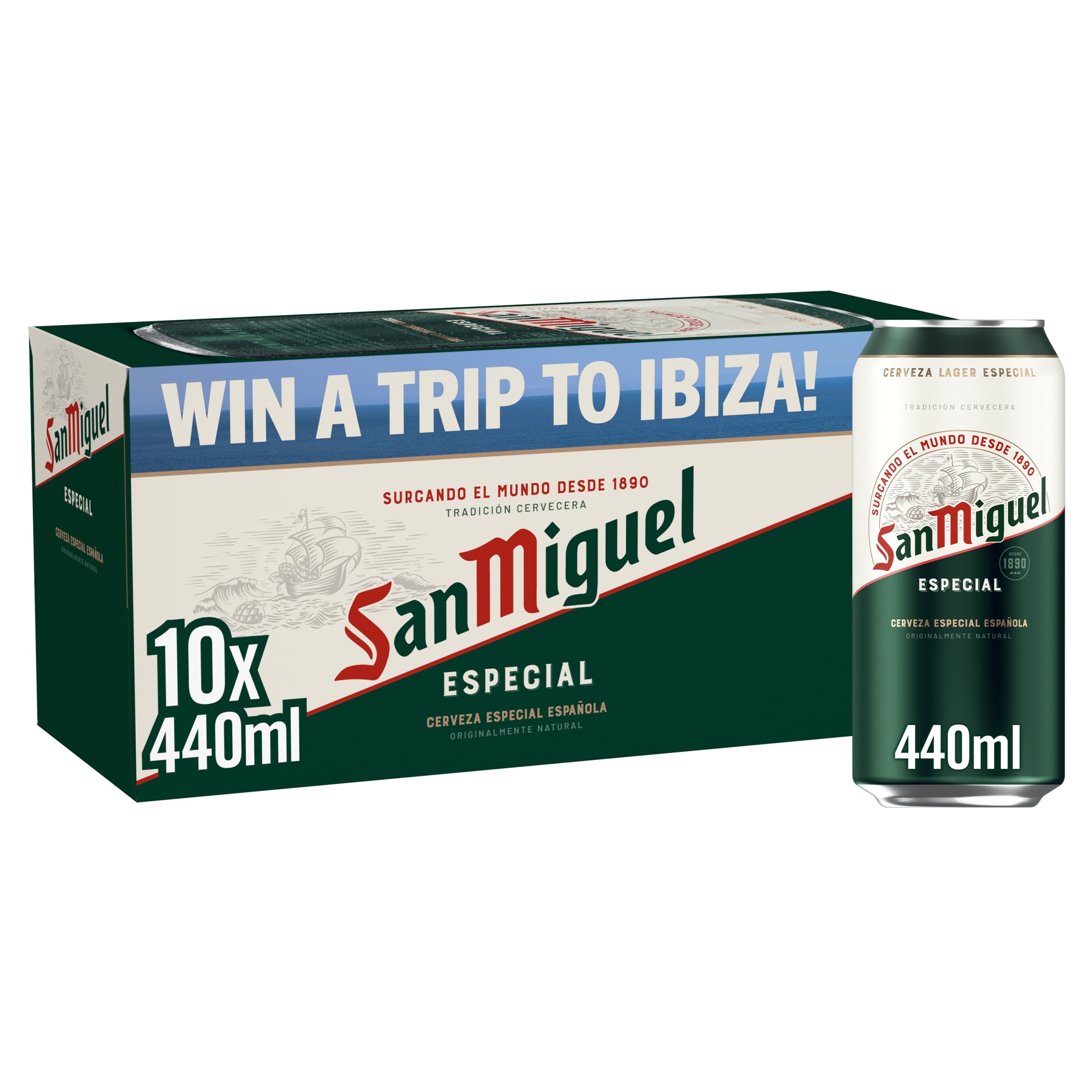 San Miguel Especial Lager Beer Can 10x440ml