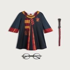Harry Potter Gryffindor 3-Piece Fancy Dress Costume in Black