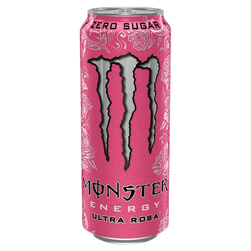 Monster Energy Ultra Rosá sýtený energetický nápoj 500 ml