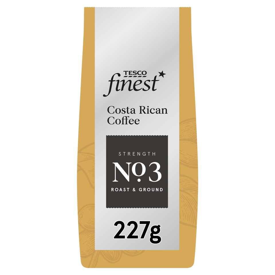 Tesco Finest Costa Rican Fair Trade Coffee 227G