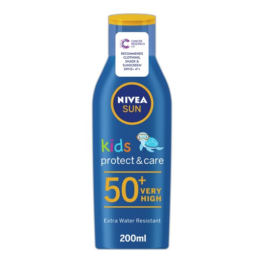 Nivea Childrens Sun Lotion F50+ 200Ml Tesco Groceries