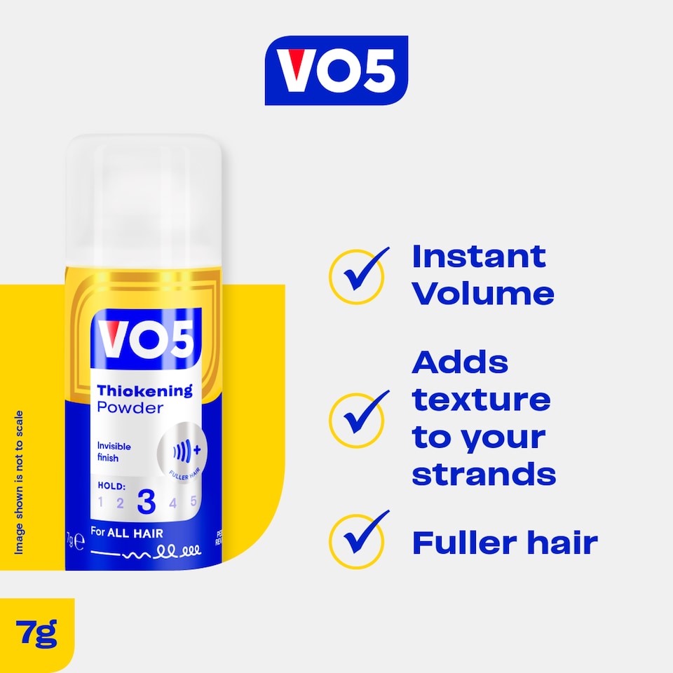 image 1 of Vo5 Matte Finish Thickening Powder 7G