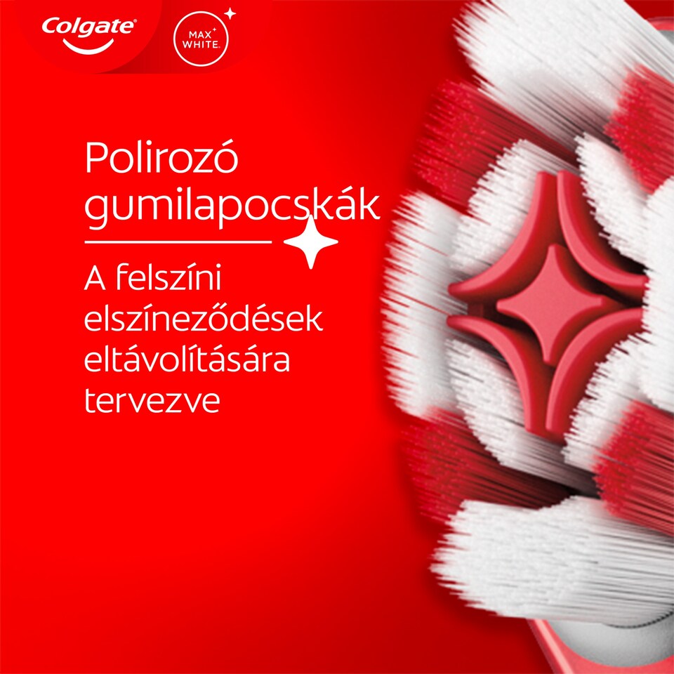 Colgate Max White Ultra Soft Lágy Fogkefe 1db  1. kép