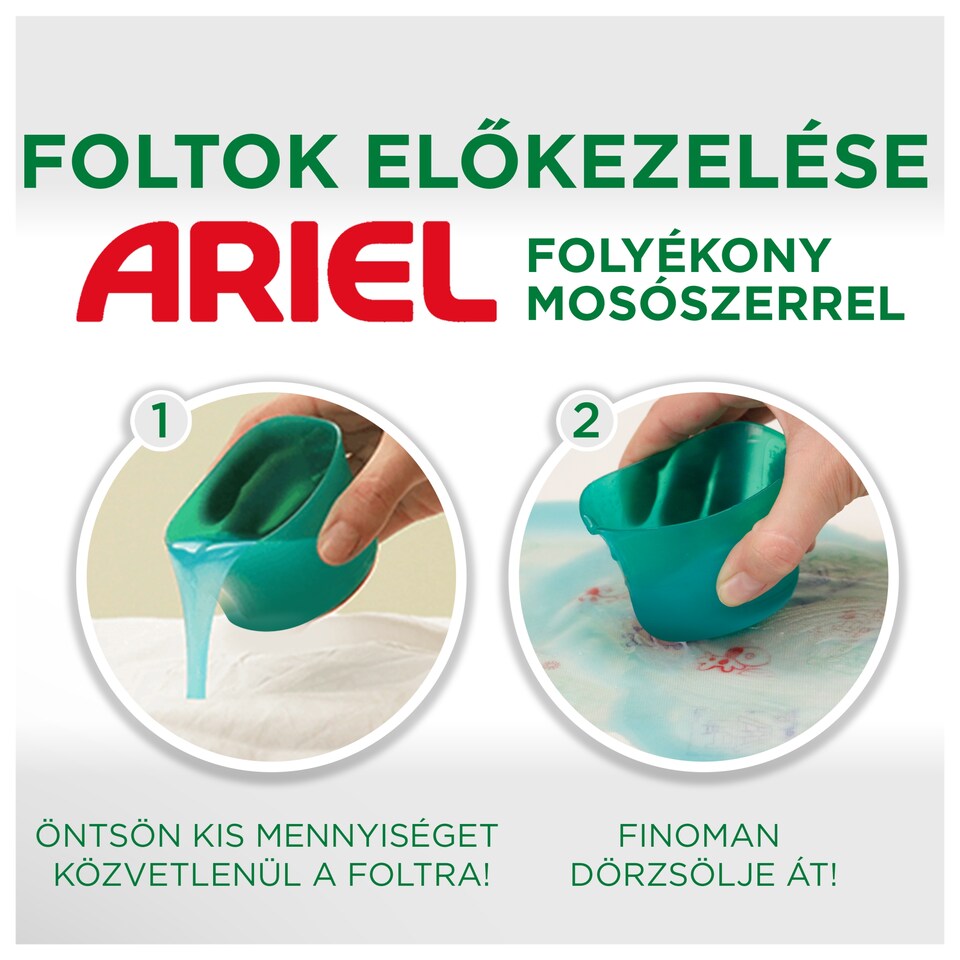 Ariel Folyékony Mosószer 4.5l, 90 Mosáshoz, Mountain Spring Clean & Fresh 1. kép
