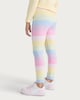 image 3 of F&F Girls 5-Pack Cotton Rich Printed Co-ord Leggings in Multi Pink