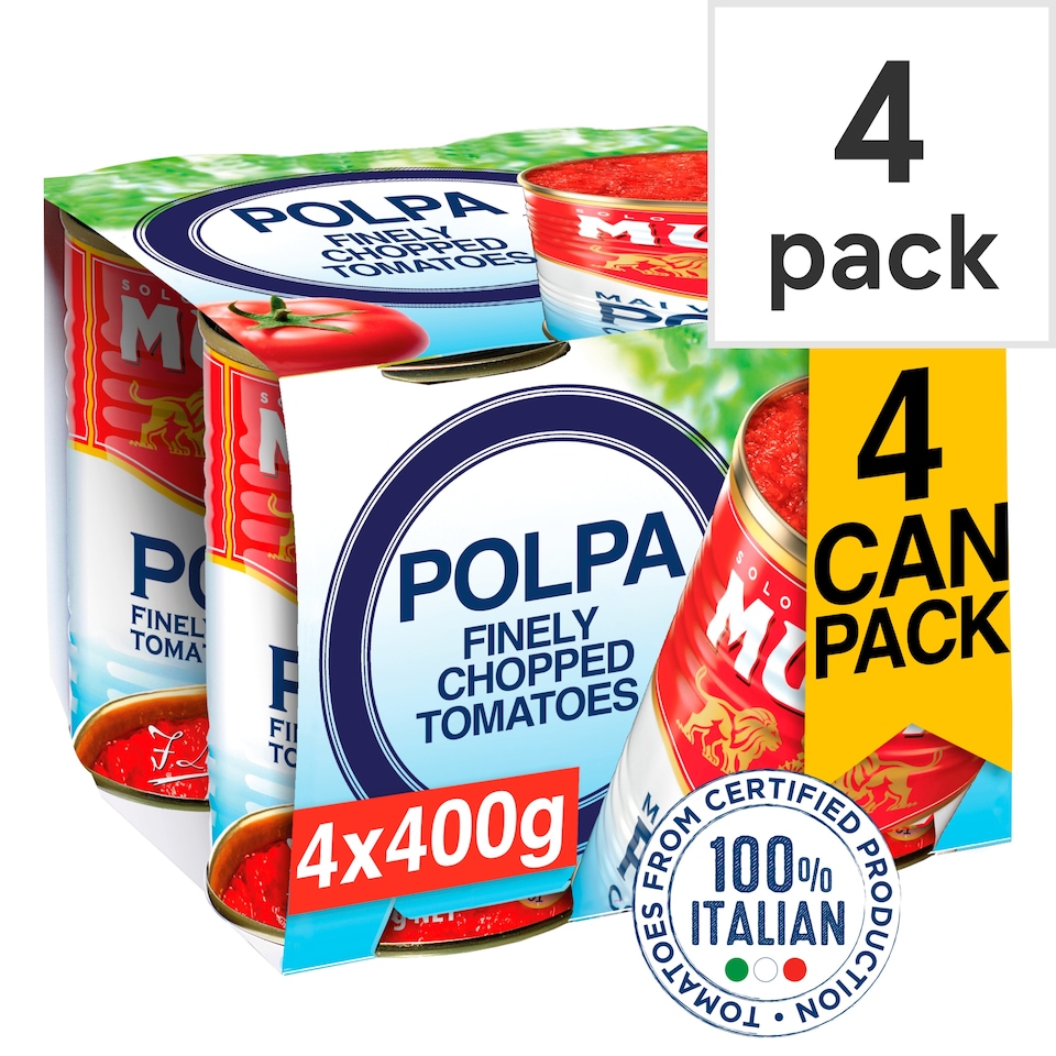 image 1 of Mutti Finely Chopped Tomatoes 4x400g