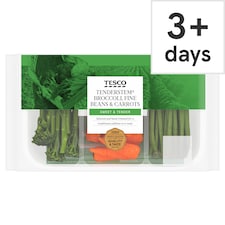 Tesco Tenderstem, Fine Beans and Carrots 190g