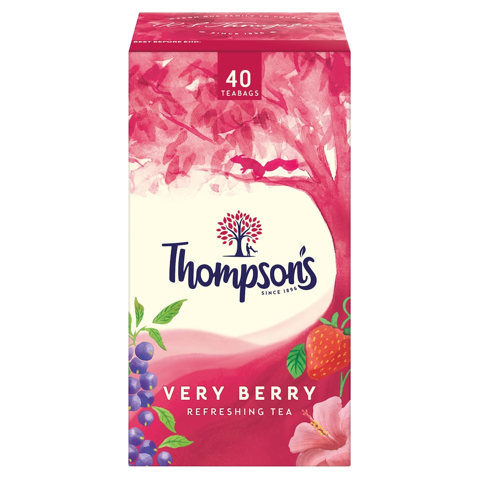 Thompson's Very Berry Tea 40'S 100G