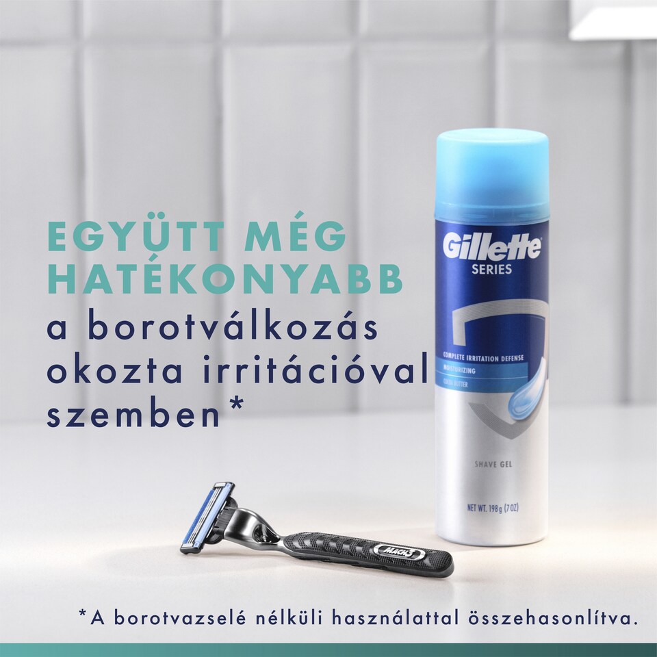Gillette Mach3 Férfi Borotva, 1 db Gillette 3 Pengés Borotva, Gillette Borotvabetétek 1. kép