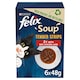 image 1 of Felix Soup Tender Strips Meat Selection Cat Food 6X48g