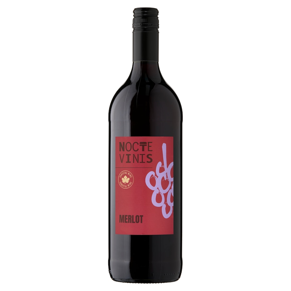 Nocte Vinis Dunántúli Merlot száraz vörösbor 11,5% 1 l