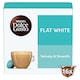image 1 of Nescafe Dolce Gusto Flat White Coffee Pods x16 187.2g
