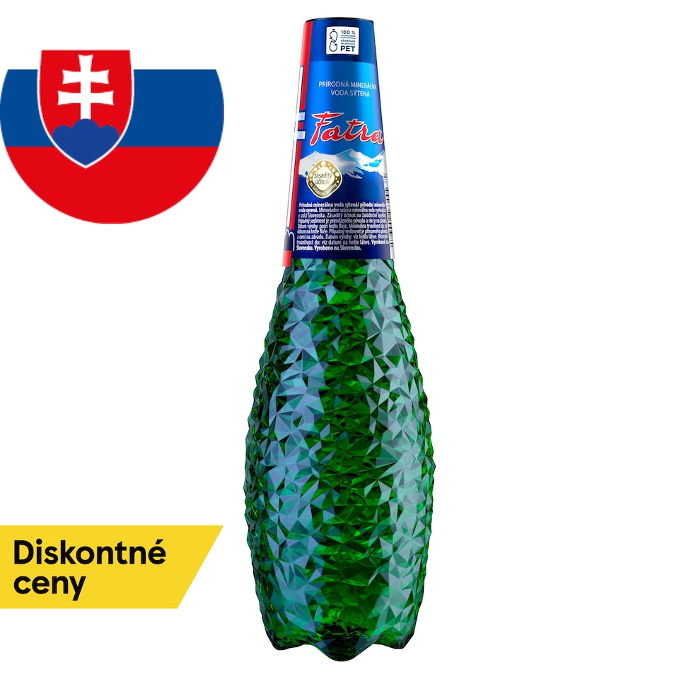 Fatra Prírodná minerálna voda sýtená 1 l
