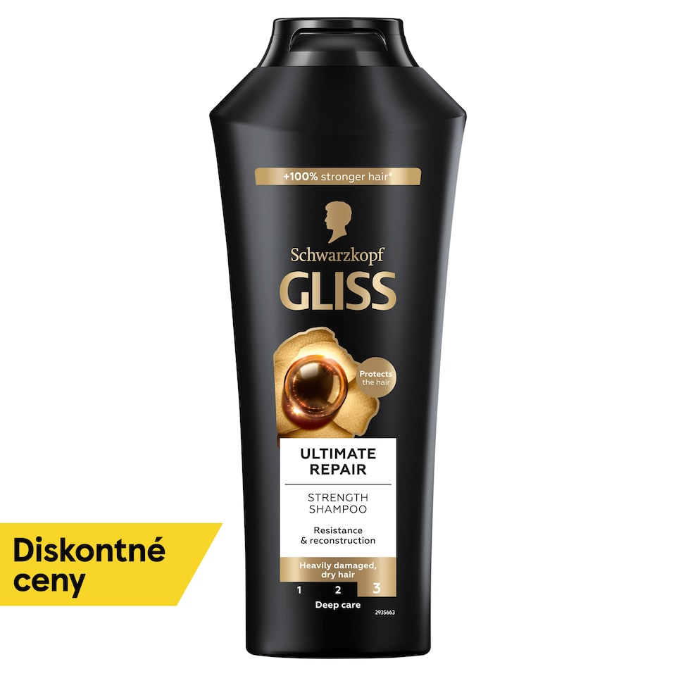 obrázok 1 z Schwarzkopf Gliss posilňujúci šampón Ultimate Repair 400 ml
