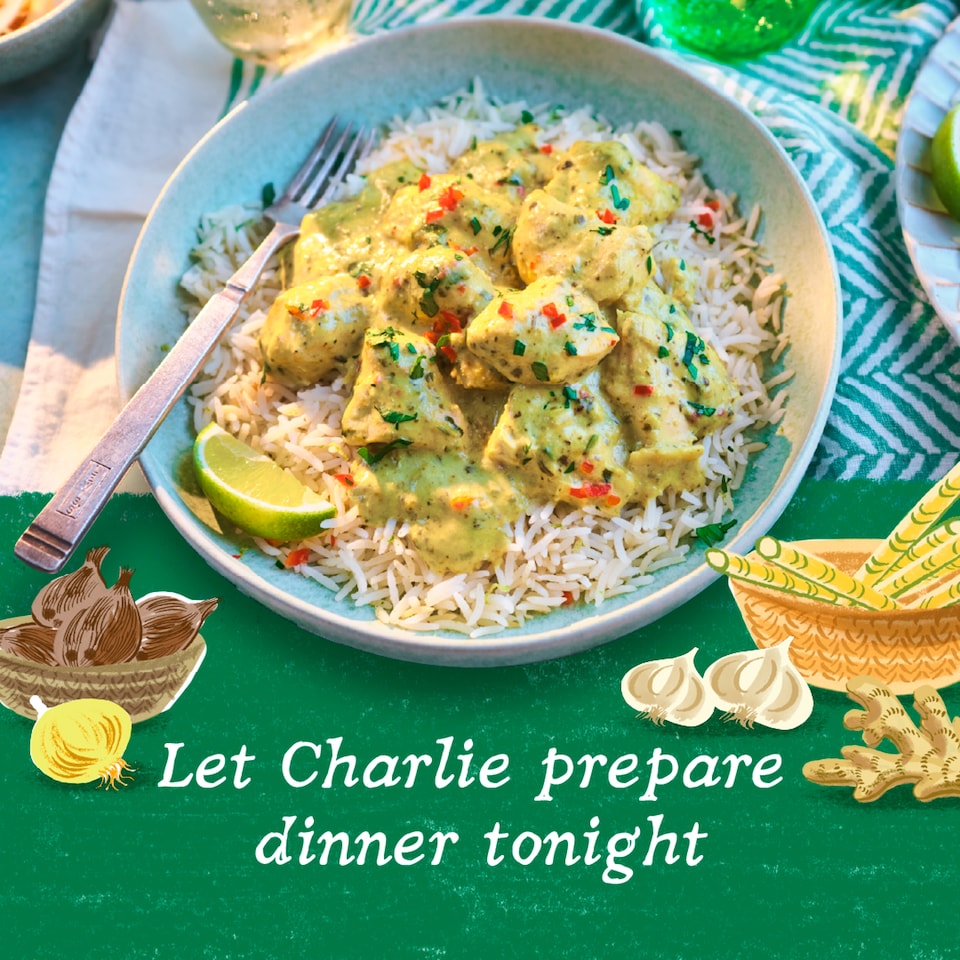 image 1 of Charlie Bigham's Thai Green Chicken Curry & Fragrant Rice 805G