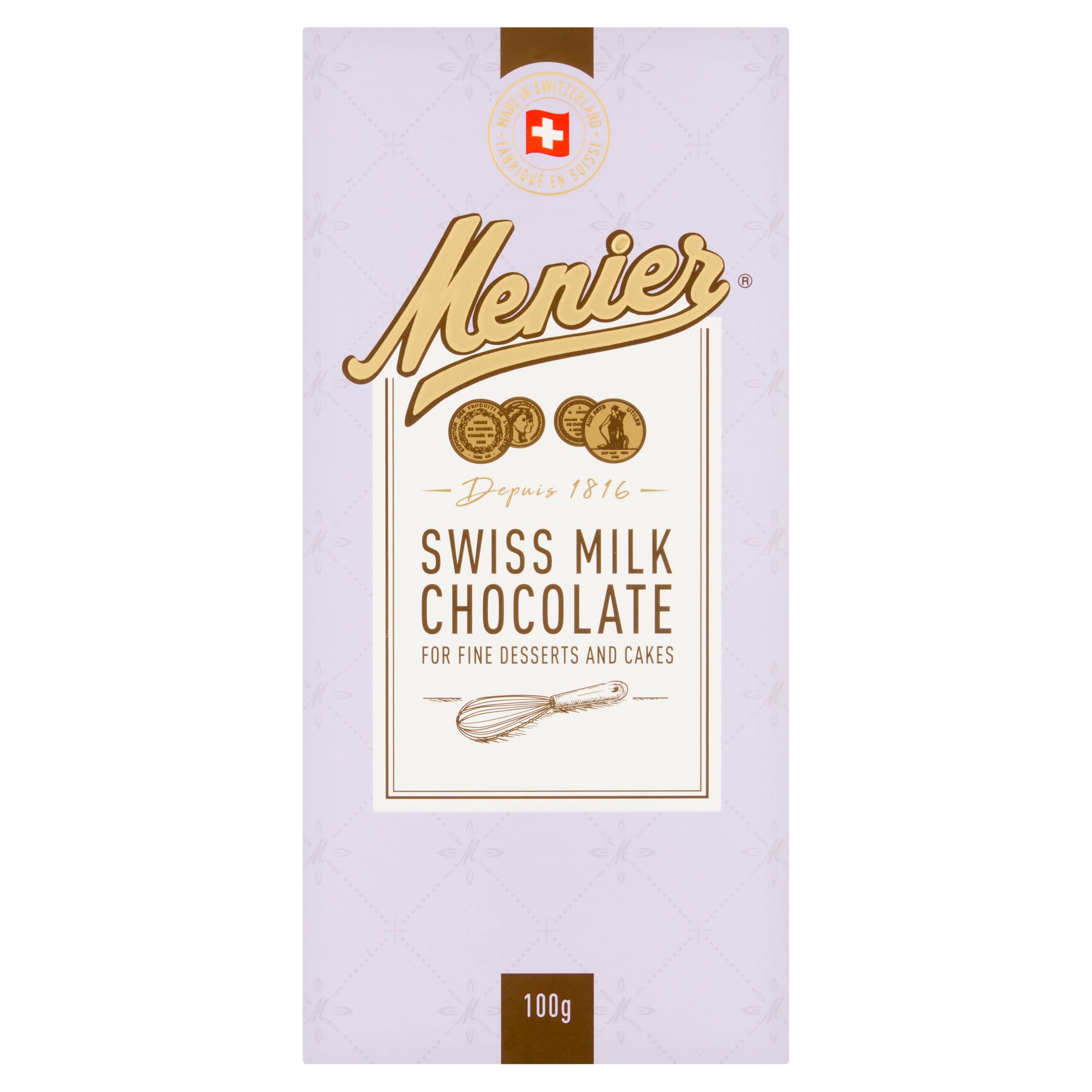 Menier Milk Chocolate Patissier 100G