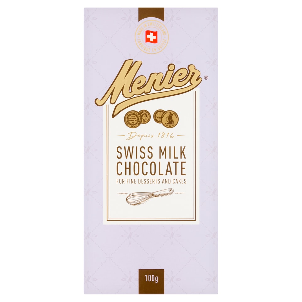 Menier Milk Chocolate Patissier 100G