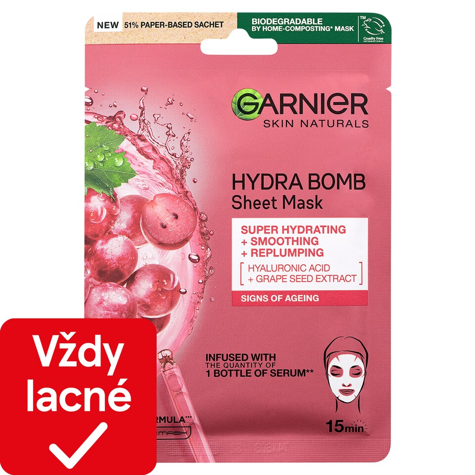 Garnier Skin Naturals Hydra Bomb Sheet Mask 28 g