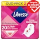 Libresse Ultra+ szárnyas egészségügyi betét 2 x 10 db  1. kép
