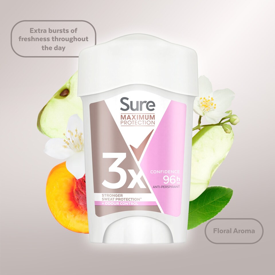 image 1 of Sure Women Confidence 96h Maximum Protection Antiperspirant Deodorant Cream 45ml