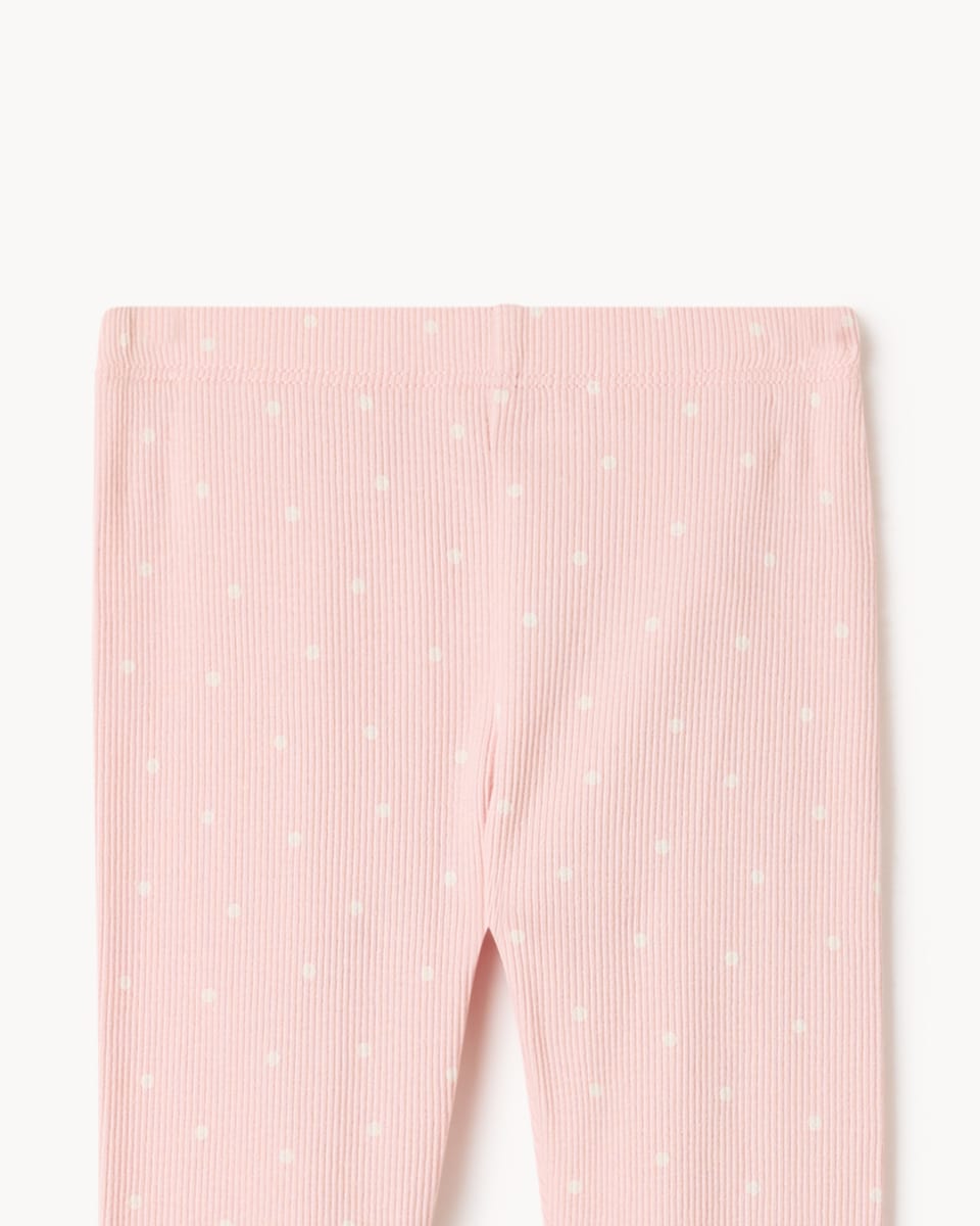 image 1 of Christmas Baby Gingerbread House Jumper and Leggings Set in Pink