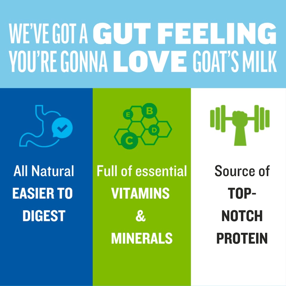 image 1 of St Helen's Fresh Skimmed Goats Milk 1 Litre