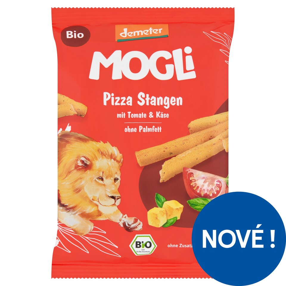 Mogli Bio Pizza Sticks with Tomatoes and Cheese 75g