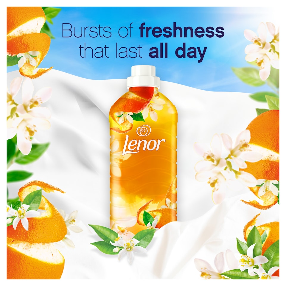 image 1 of Lenor Fabric Conditioner Citrus & White Verbena 42 Washes 1.386Ltr