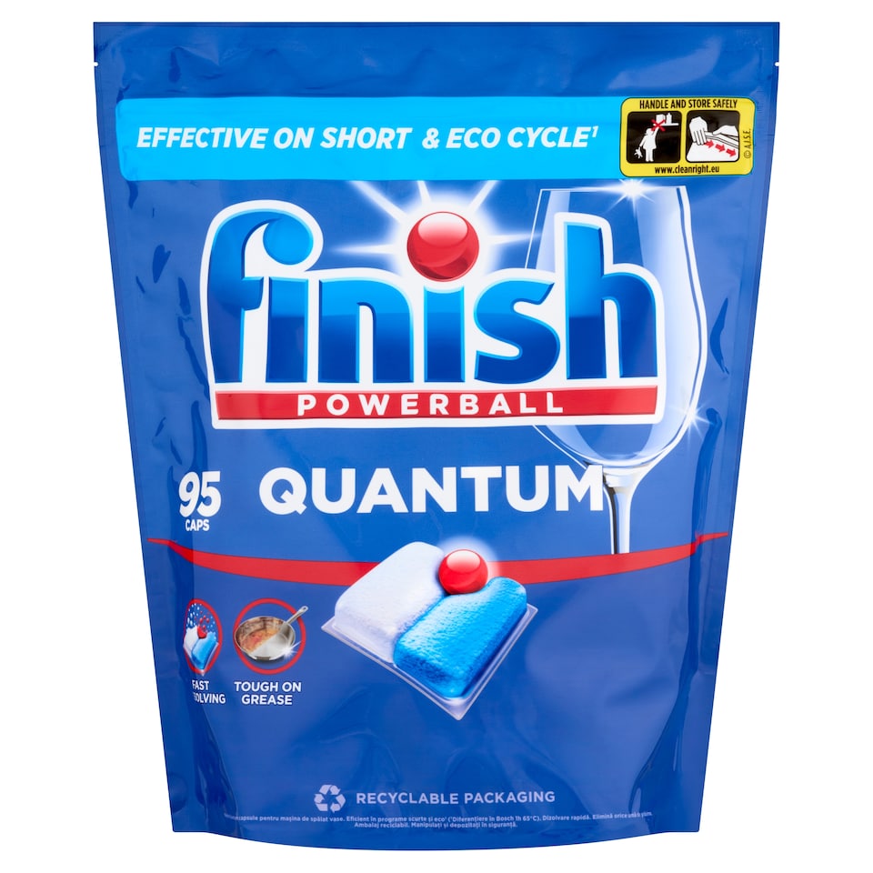 Finish Powerball Quantum Fresh mosogatógép kapszula 95 db 988 g  1. kép