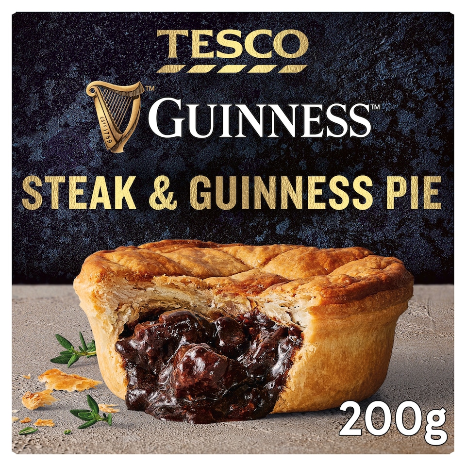 Tesco Steak and Guinness Pie 200g