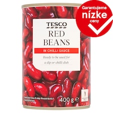 Tesco Červená fazuľa v čili omáčke 400 g