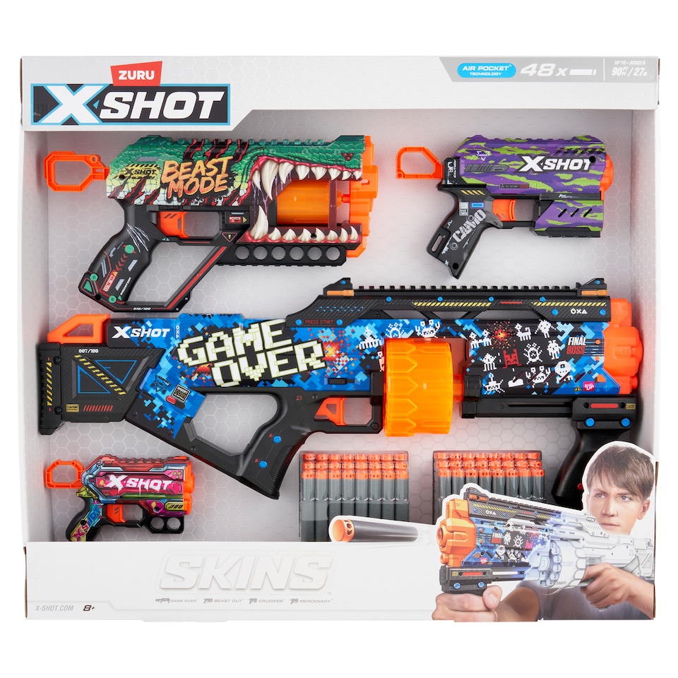 Zuru X-Shot Skins hračkářské zbraně sada