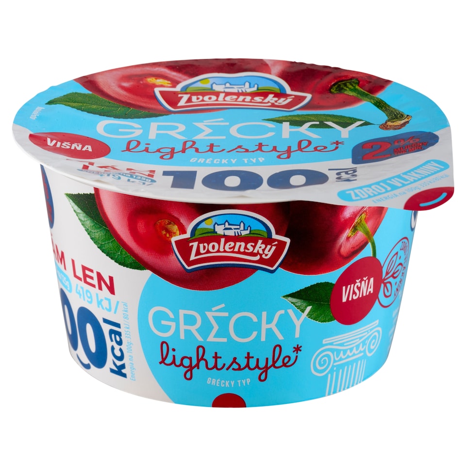 obrázok 1 z Zvolenský Light Style jogurt gréckeho typu višňa 125 g