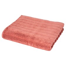 F&F Home Clay Pink Ribbed Hand Towel